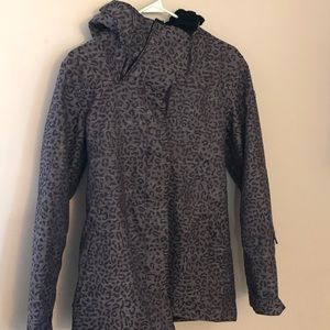 Ride Leopard Print Winter Jacket